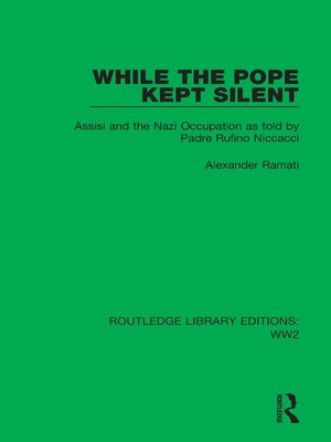 cover image of While the Pope Kept Silent